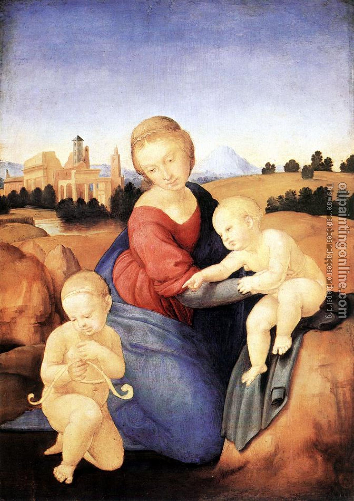 Raphael - Madonna and Child with the Infant St John